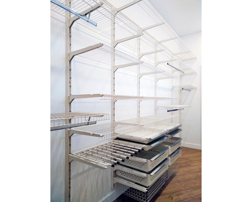 Стеллаж металлический навесной с полками